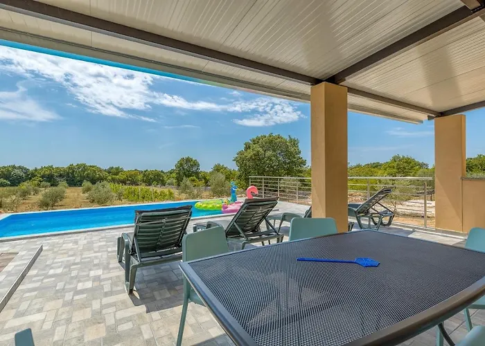 House Karbonaca With Private Pool Vakantiehuis Juršići
